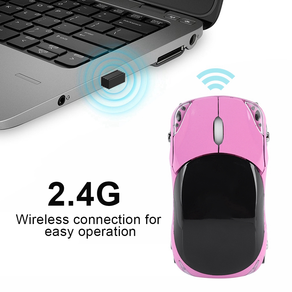 2.4G Wireless Mouse Optical Mo - Pc Gaming Pink ulasan dan harga